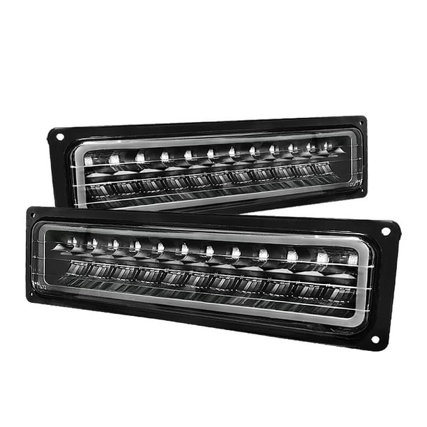 Fit 1988-98 Chevy GMC C10 C/K Sierra Silverado Suburban Tahoe LED Bumper Lights Fit 1988-98 Chevy GMC C10 C/K Sierra Silverado Suburban Tahoe LED Bumper Lights